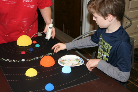 creating an asteroid belt